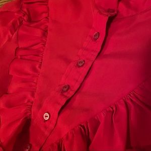Vintage Ruffle Blouse